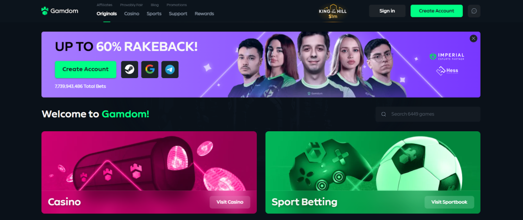 gamdom casino